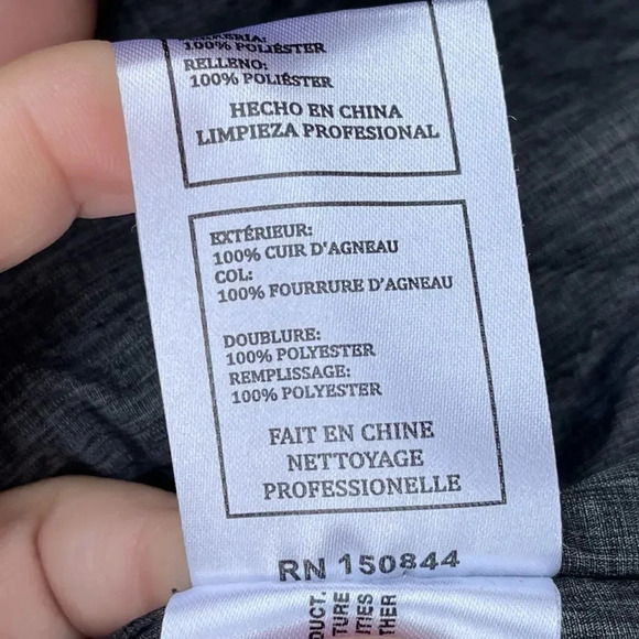 Doma leather lamb tan jacket size medium - Picture 14 of 17